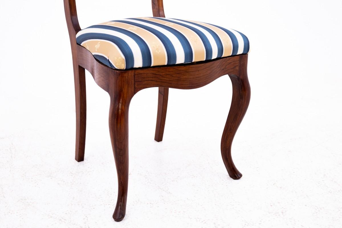 Biedermeier Five antique chairs, Northern Europe, around 1890. After renovation. For Sale