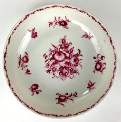 Five Antique Chinese Porcelain Saucers Made, Circa 1770