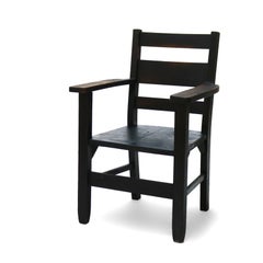 Five Antique RH Conant Sons Arts & Crafts Mission Oak Slat Back Armchairs c1920