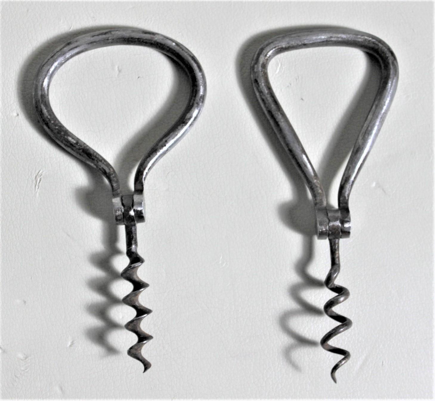 Five Antique Twist and Pull Corkscrews or Cork Pullers In Good Condition In Hamilton, Ontario