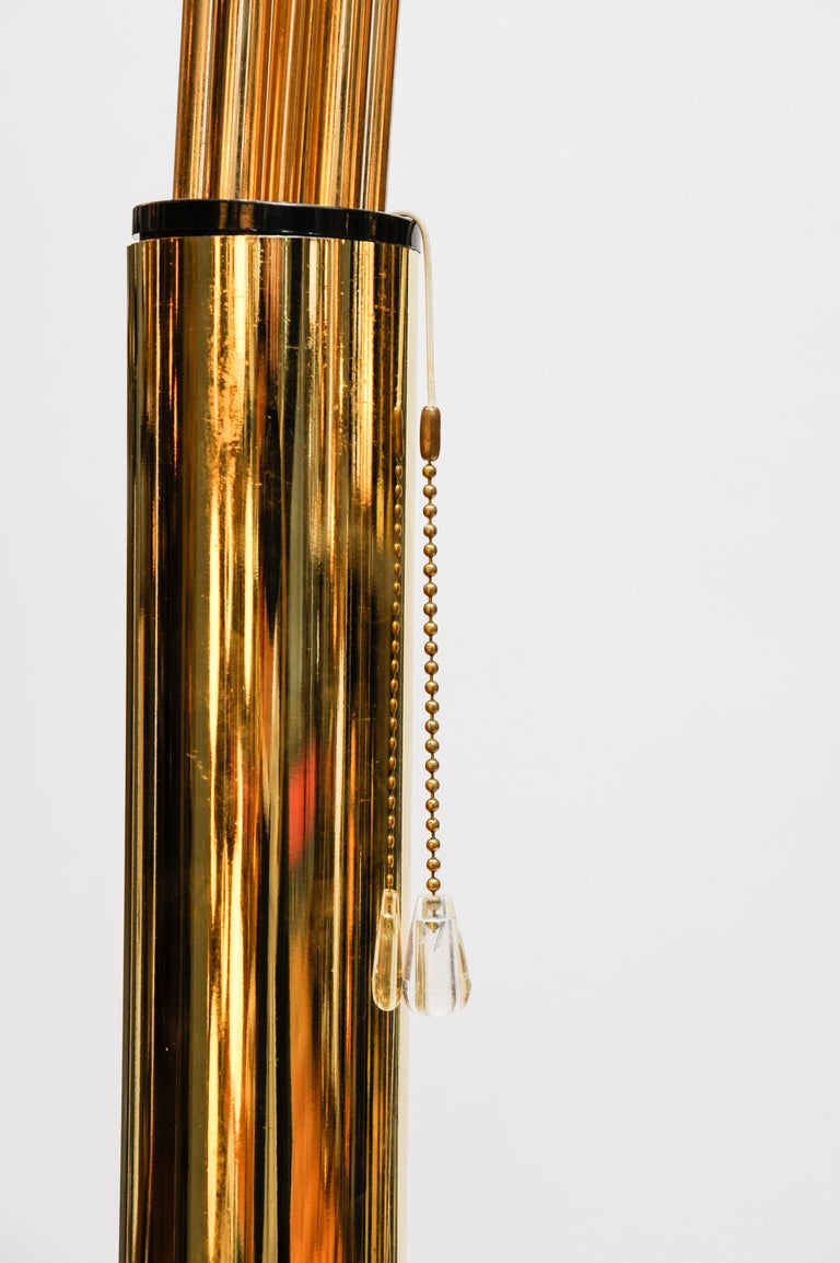 Five Arms Arc Floor Lamp in Brass and Marble at 1stDibs | five arm ...
