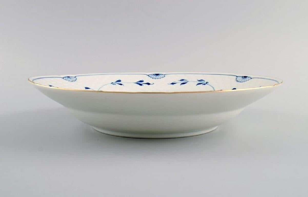 20th Century Five Bing & Grøndahl Butterfly Deep Plates in Hand-Painted Porcelain For Sale