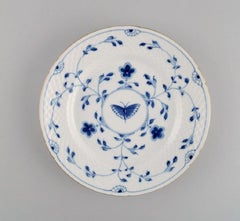 Five Bing & Grøndahl Butterfly lunch plates in porcelain.