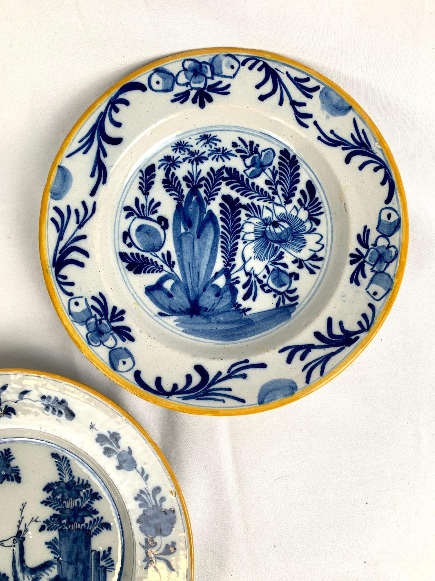 blue dutch plates