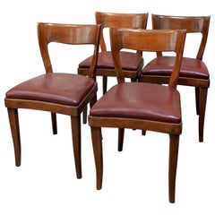 Cinq chaises de Figli Di Amedeo Cassina, 1940