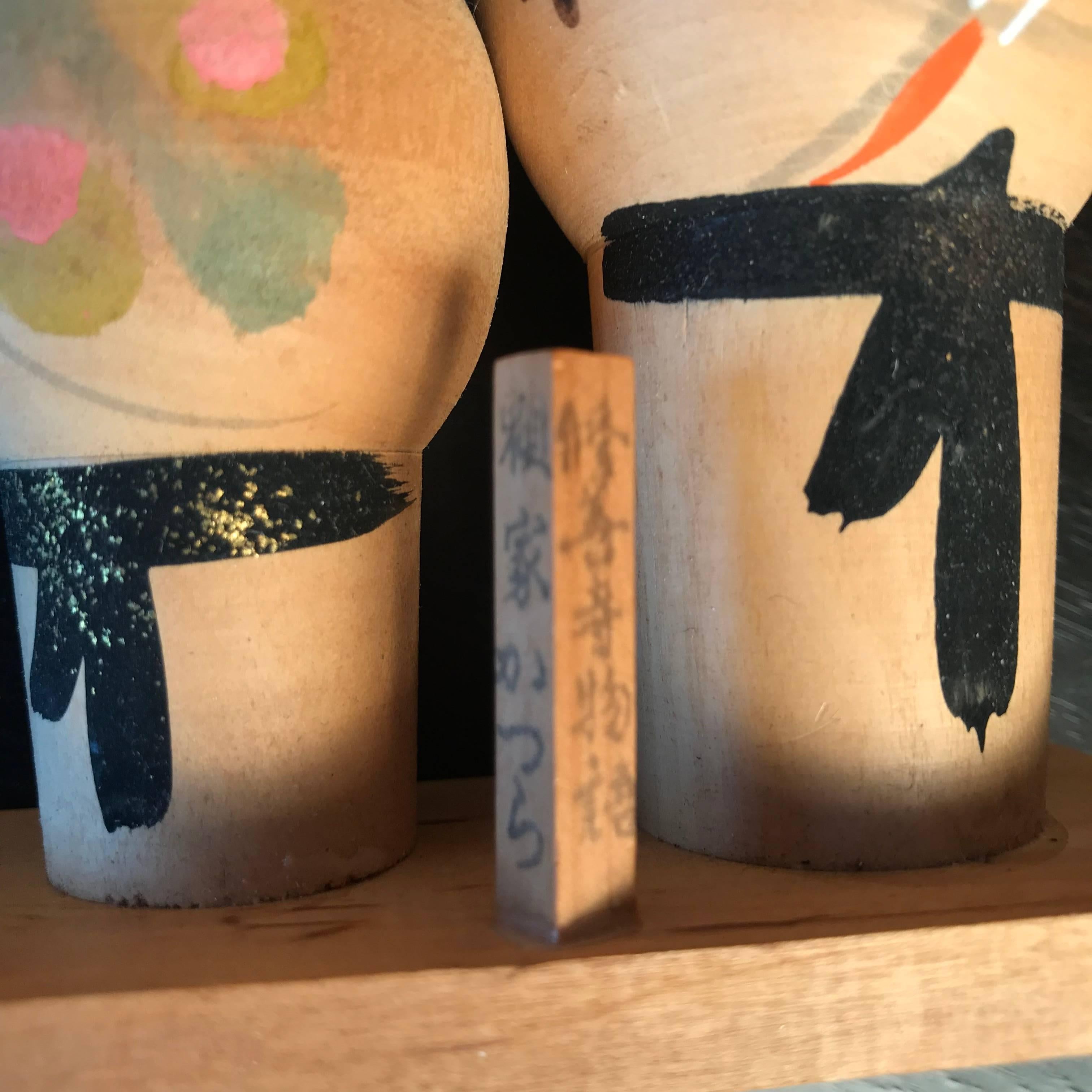 Five Charming Japanese Hand-Painted 