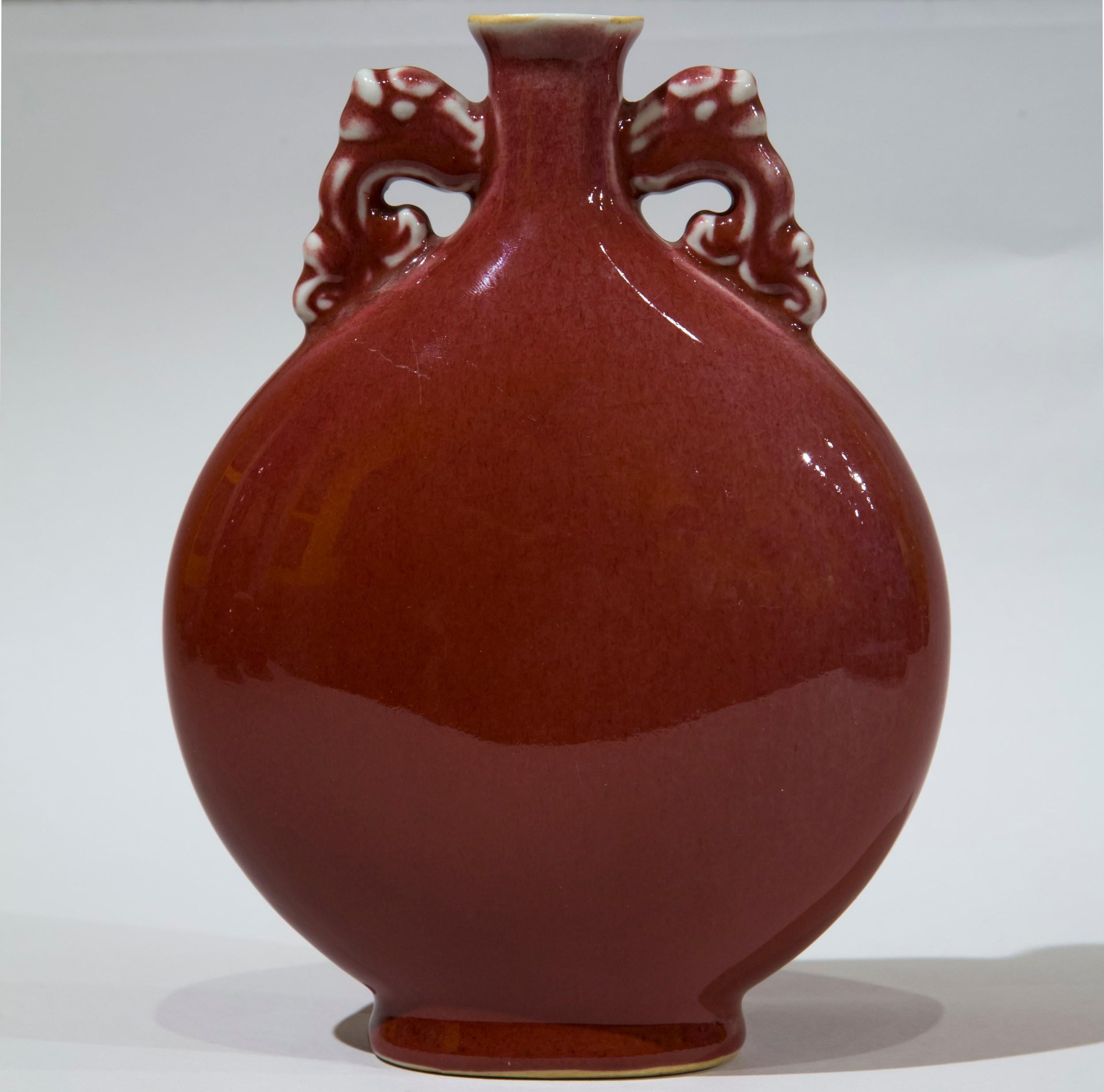 Five Chinese Flambe Glazed Vases 2