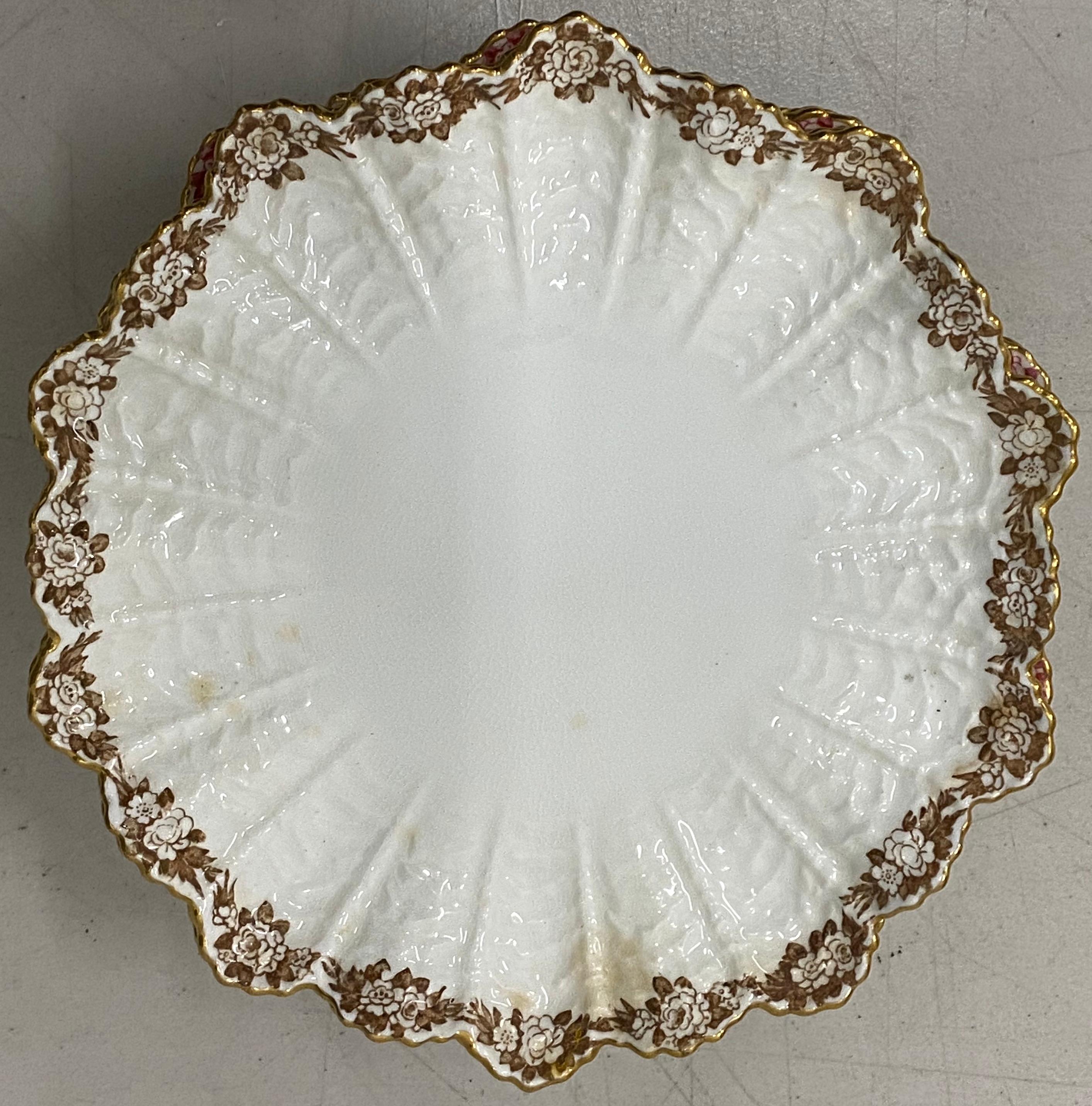Five Coalport Dessert Plates, 19th Century For Sale 4