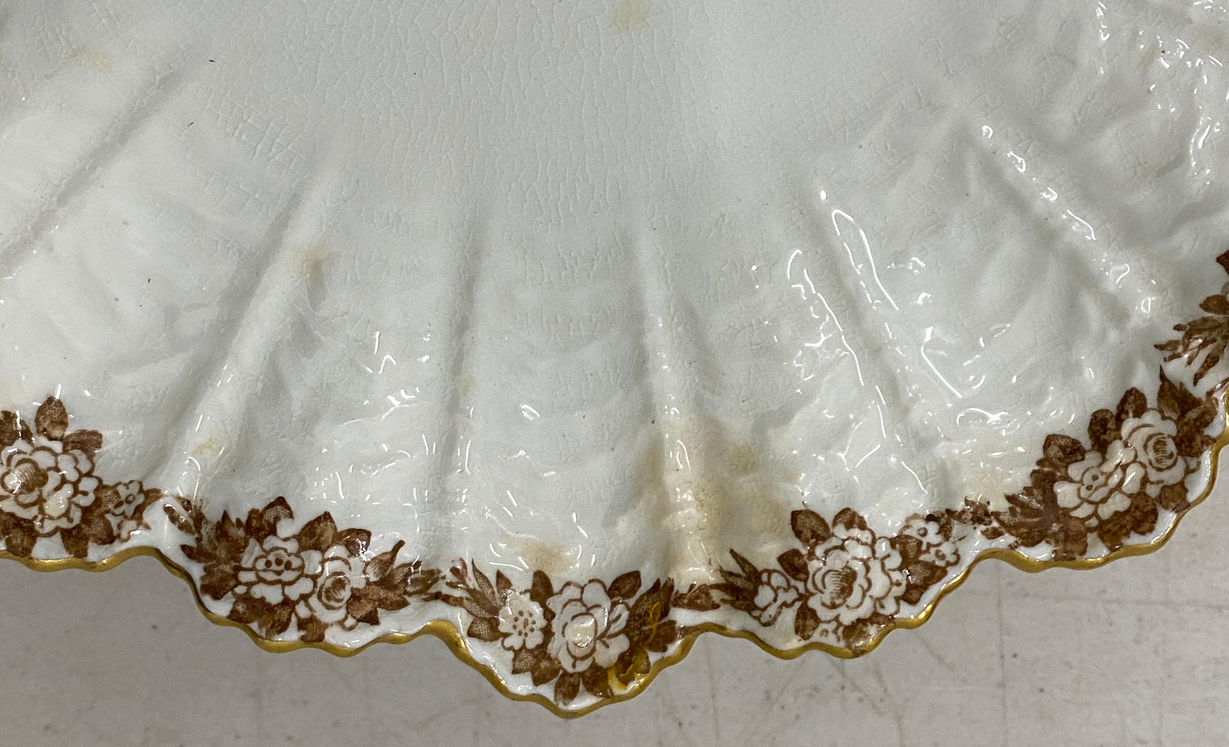 Cinco platos de postre de Coalport, Siglo XIX en venta 4