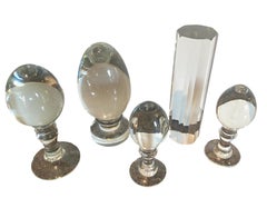 Five Crystal Tabletop Objects