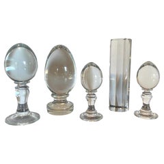 Five Crystal Tabletop Objects