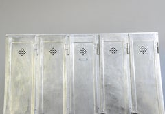 Five-Door Industrial Lockers by Otto Kind, circa 1920s