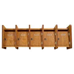 Vintage Five Drawer Mail Box System