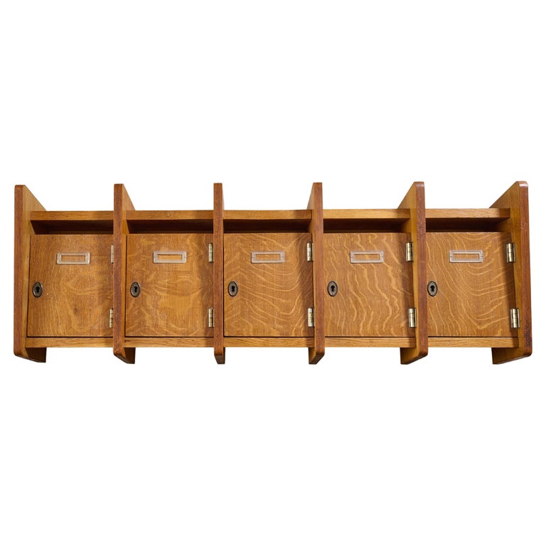 Five Drawer Mail Box System For Sale at 1stDibs