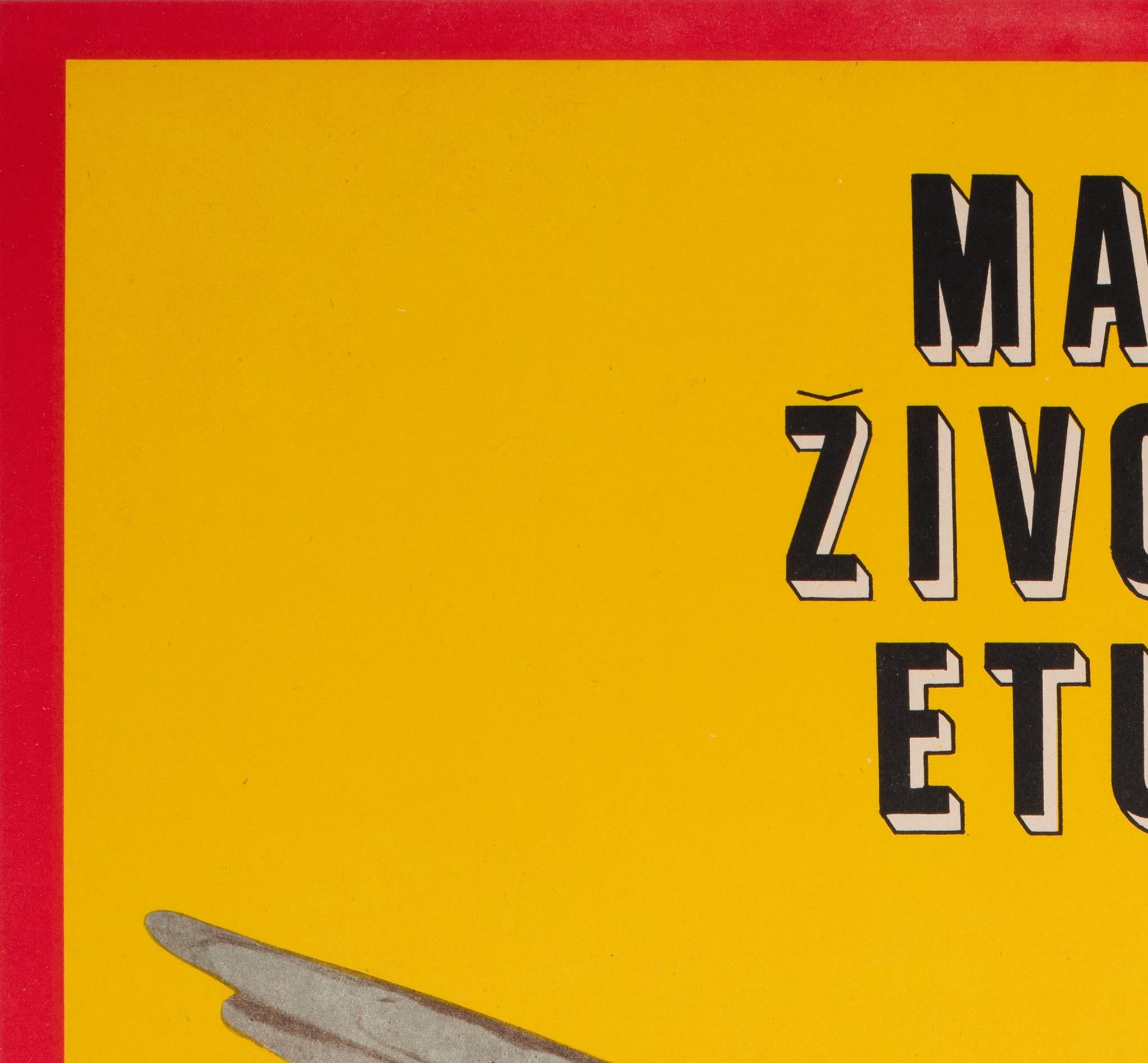 Five Easy Pieces 1973 Czech A1 Film Poster, Machalek In Excellent Condition For Sale In Bath, Somerset