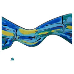 Five Enamelled copper handles in the style of Paolo De Poli Gio Ponti