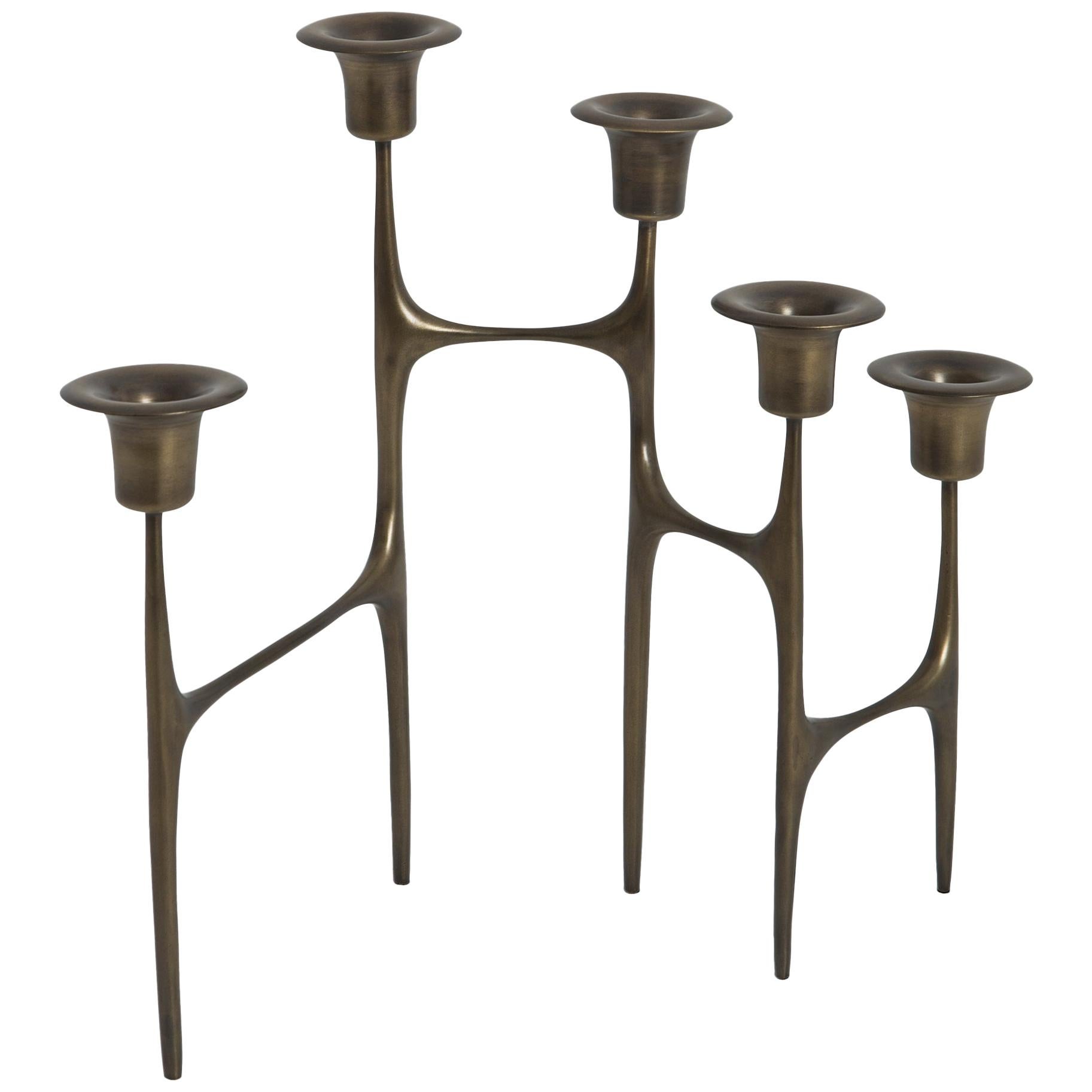 Five Flames Candleholder For Sale