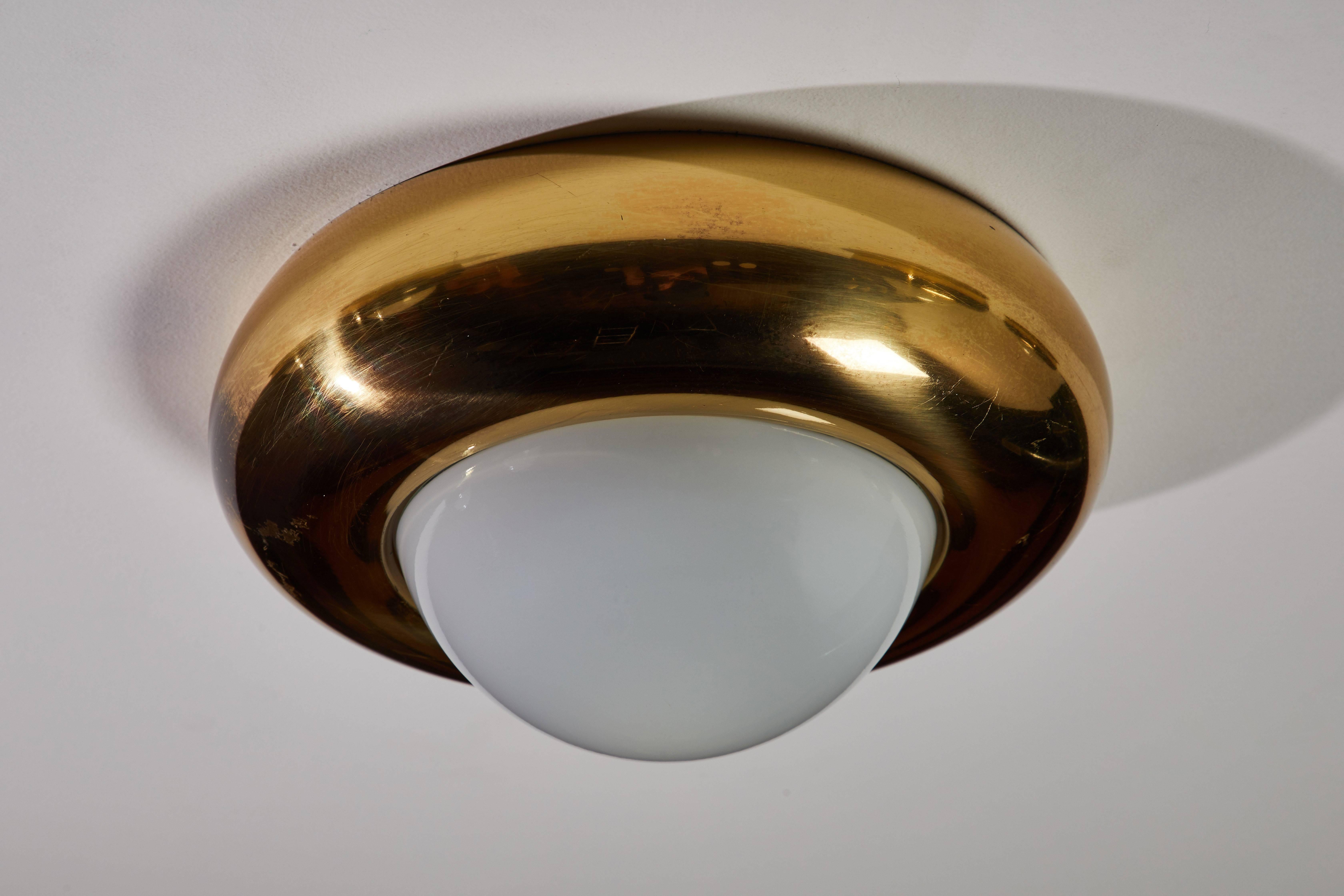 Two Flush Mount Wall or Ceiling Lights by Valenti 3