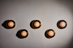Two Flush Mount Wall or Ceiling Lights by Valenti
