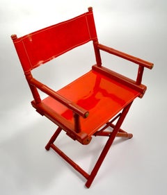 Five Folding Campaign Chairs by Telescope