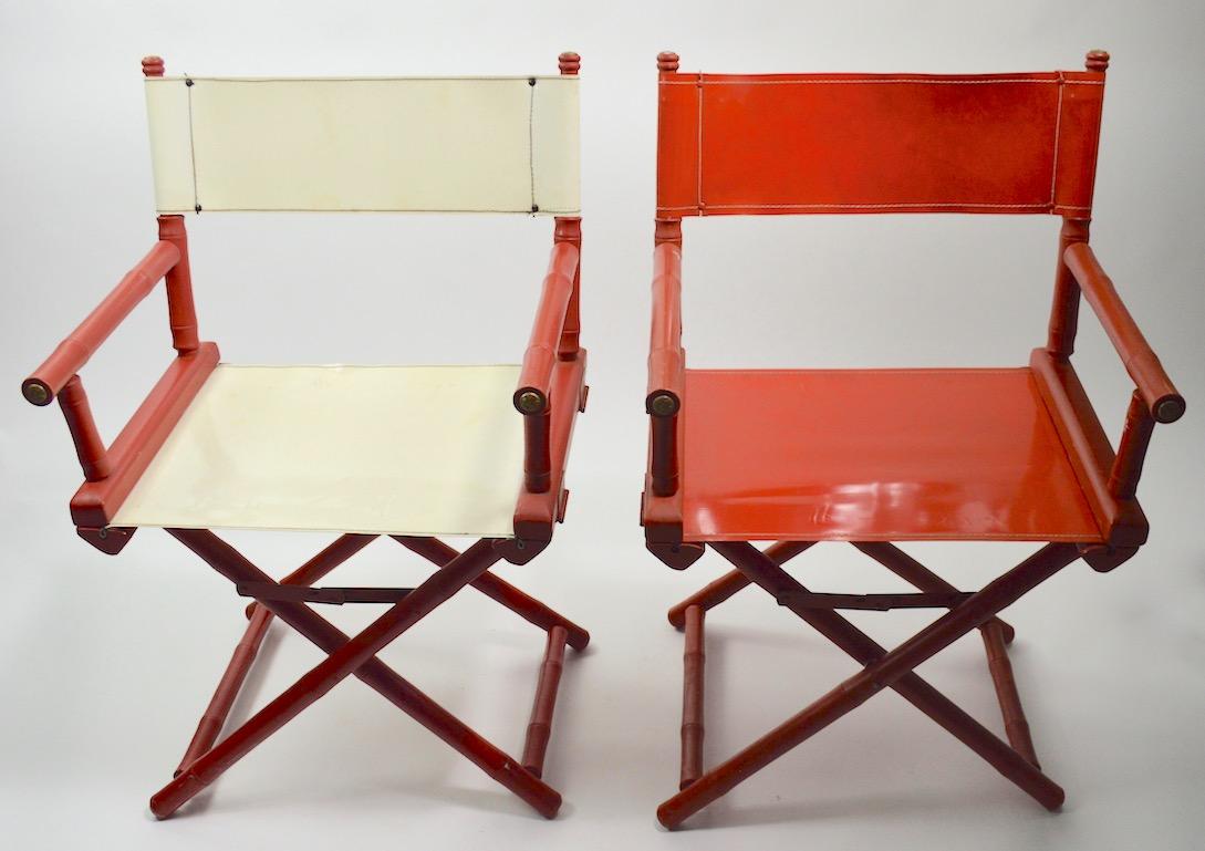 20th Century Five Folding Campaign Chairs by Telescope