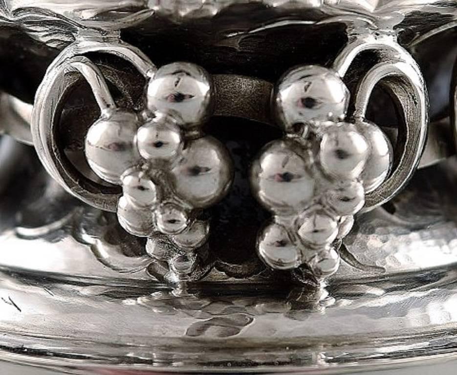 Danish Five Georg Jensen Sterling Silver Cup with Grapes