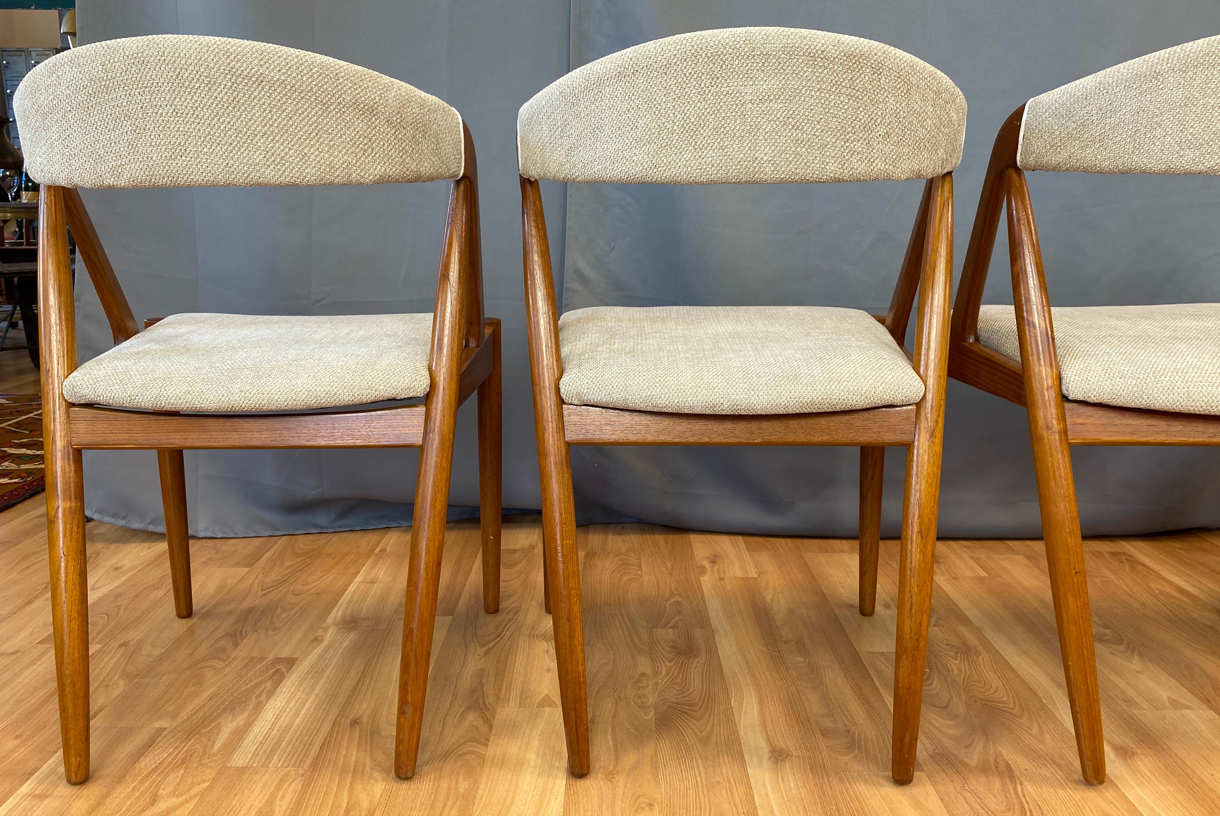 Five Kai Kristiansen Designed Teak Model 31 Dining Chairs 3