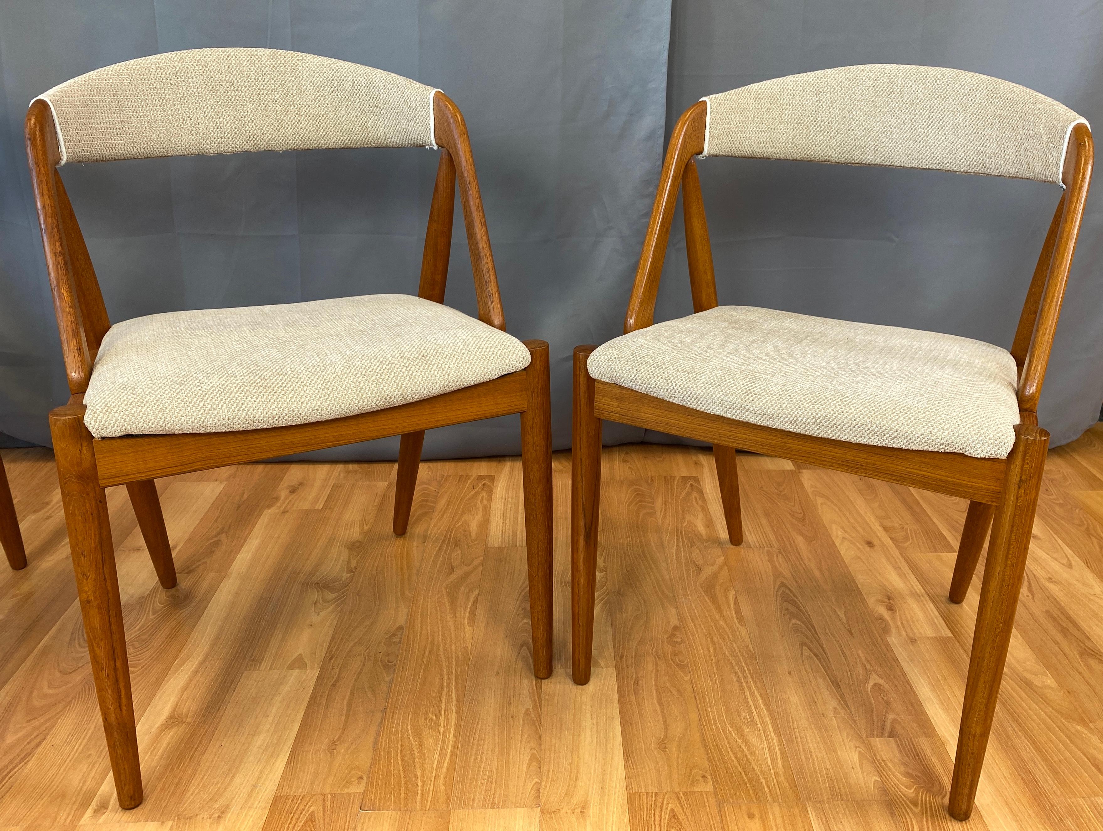 Five Kai Kristiansen Designed Teak Model 31 Dining Chairs 6