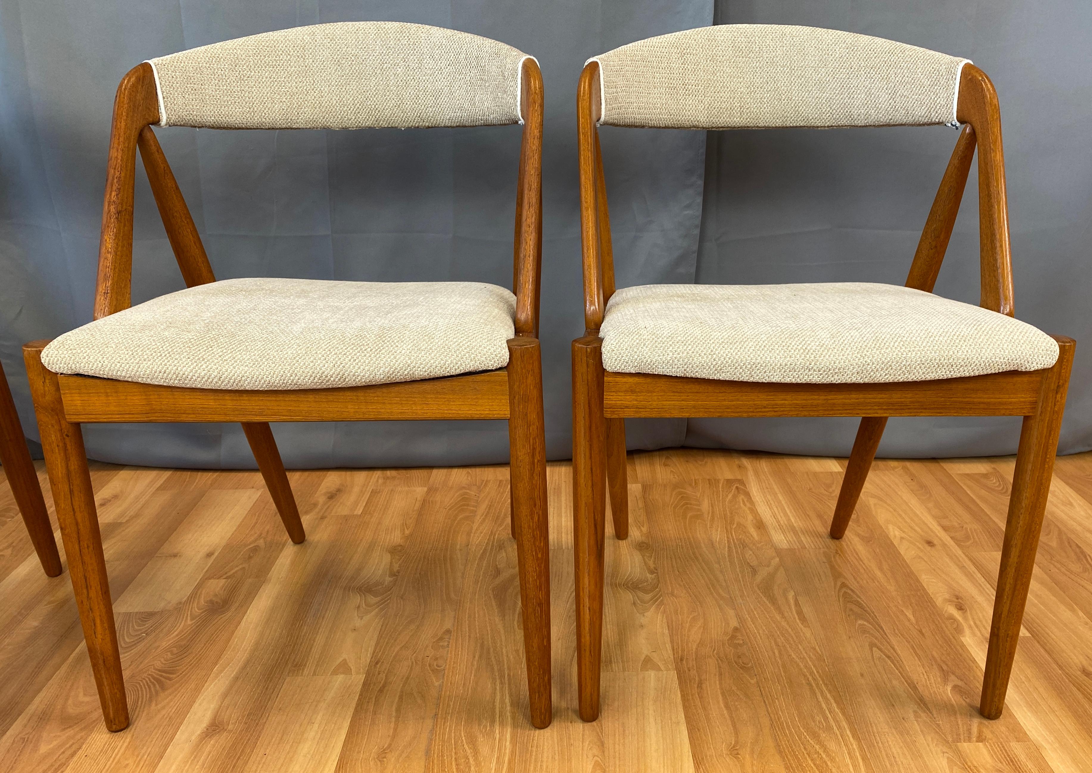 Five Kai Kristiansen Designed Teak Model 31 Dining Chairs 7