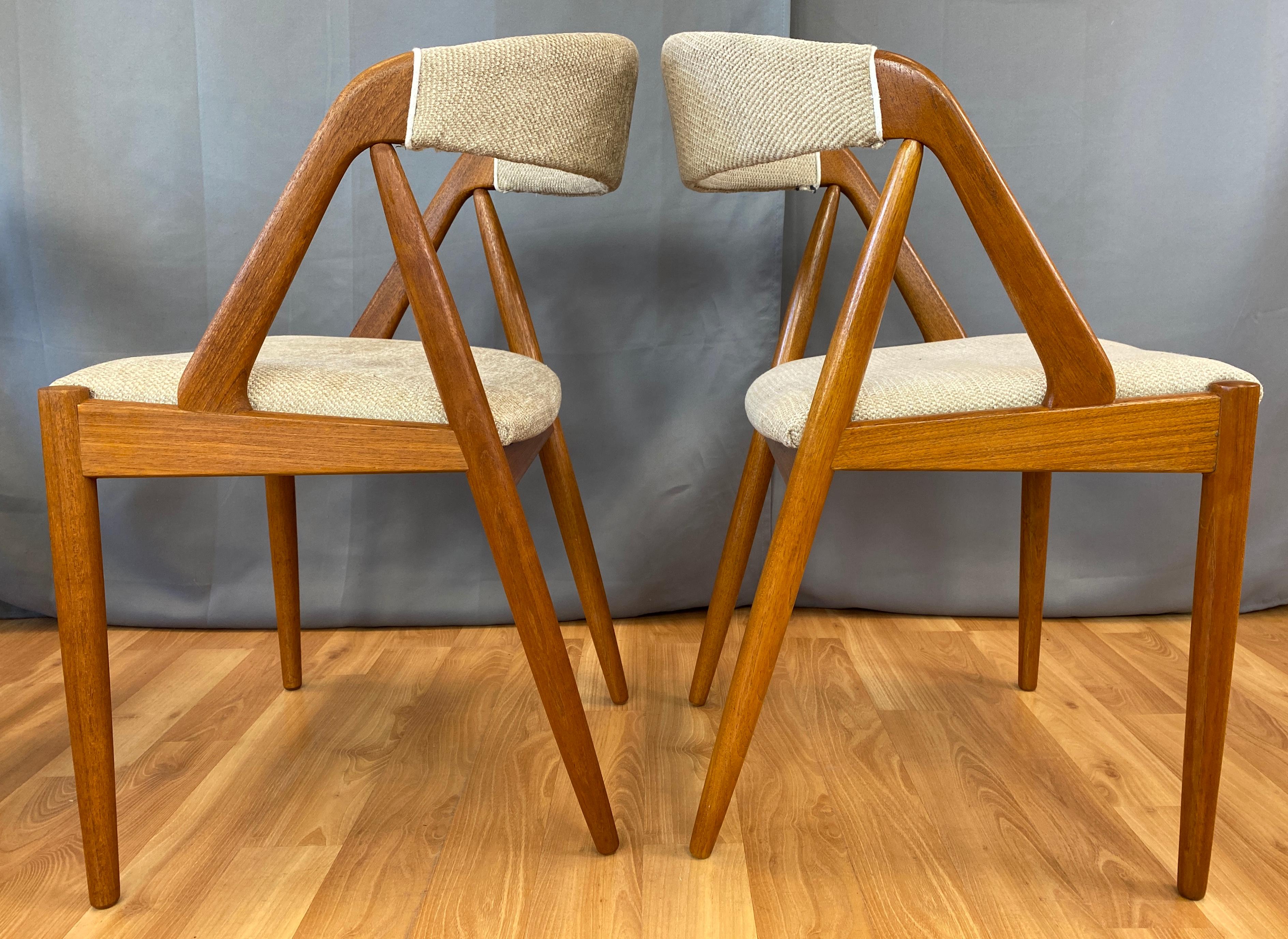 Five Kai Kristiansen Designed Teak Model 31 Dining Chairs 8