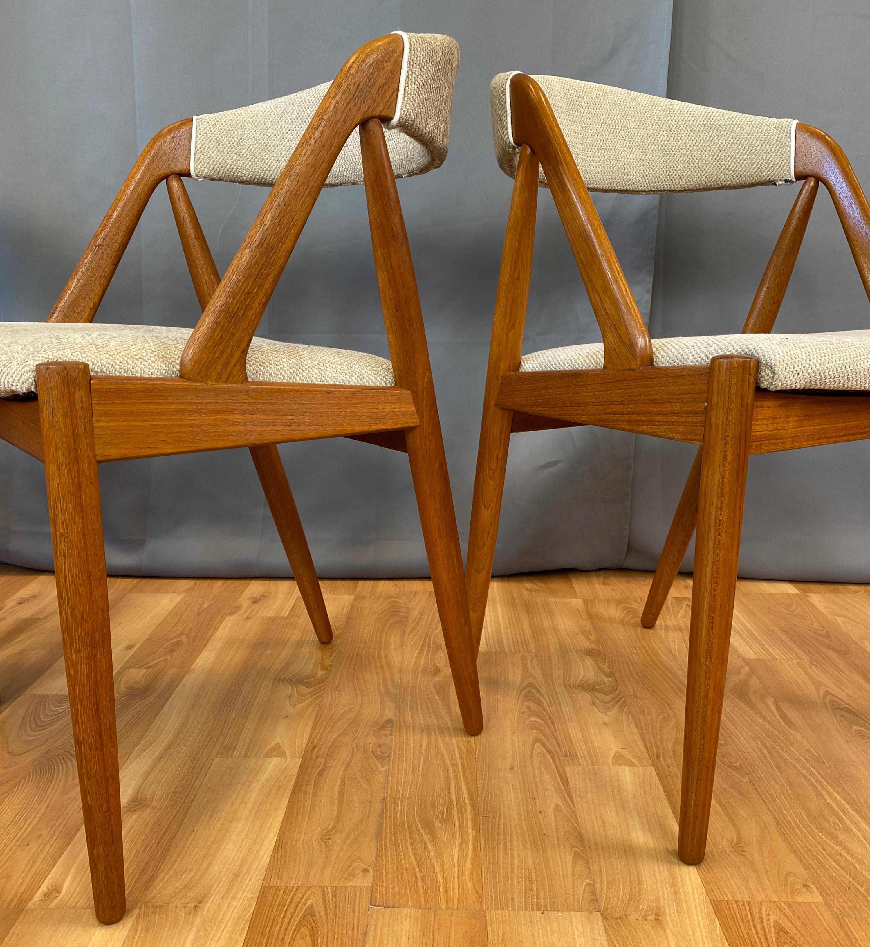 Five Kai Kristiansen Designed Teak Model 31 Dining Chairs 13