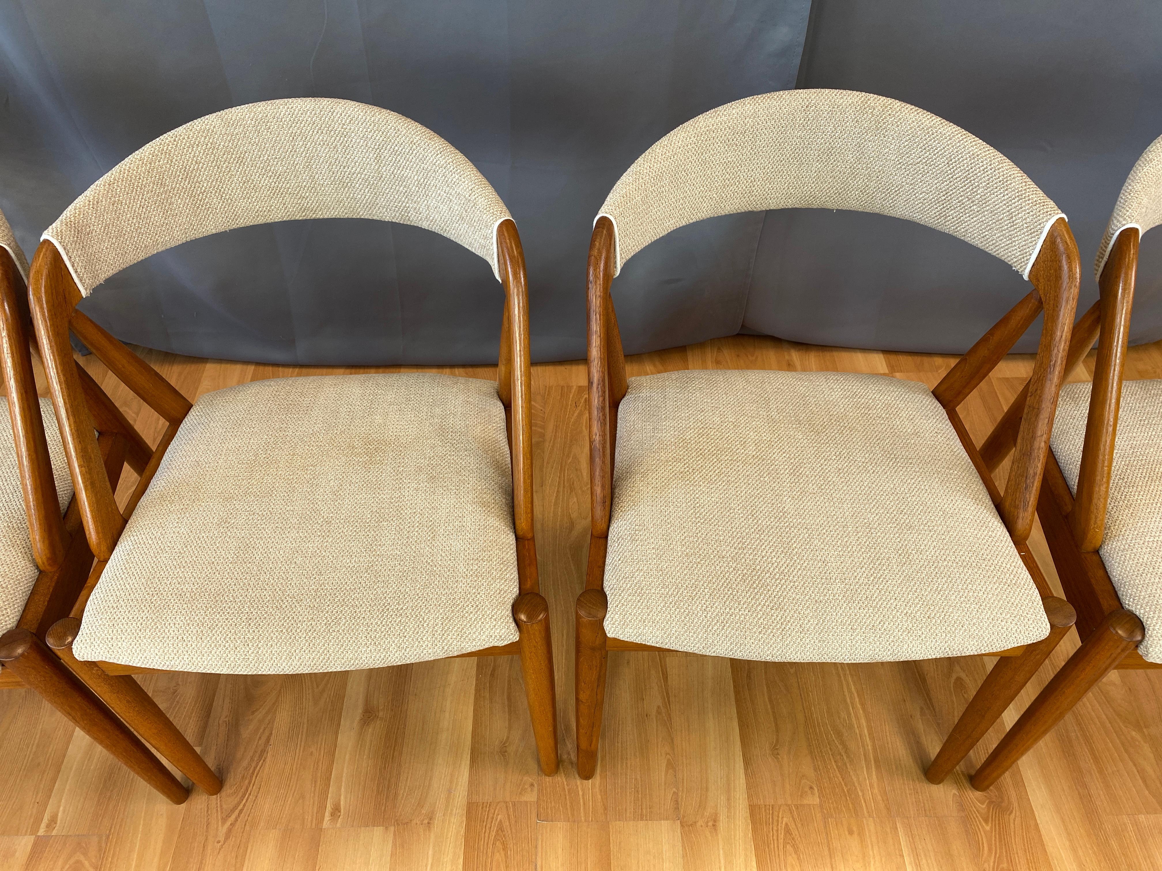 Five Kai Kristiansen Designed Teak Model 31 Dining Chairs 1