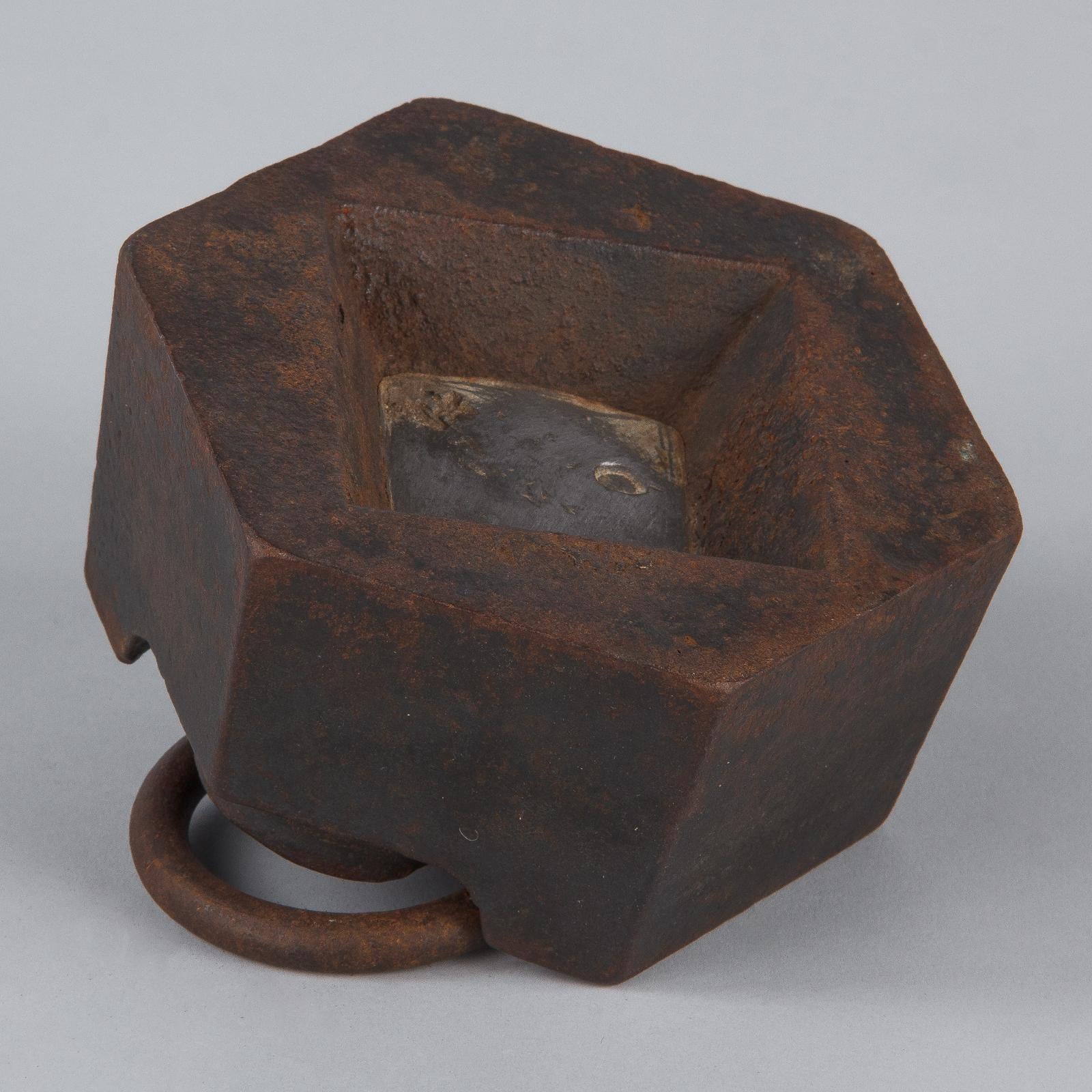 Five Kilogram Iron Scale Weight, France, Early 1900s 3