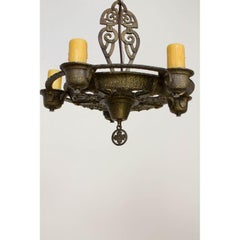 Five Light Tudor Chandelier
