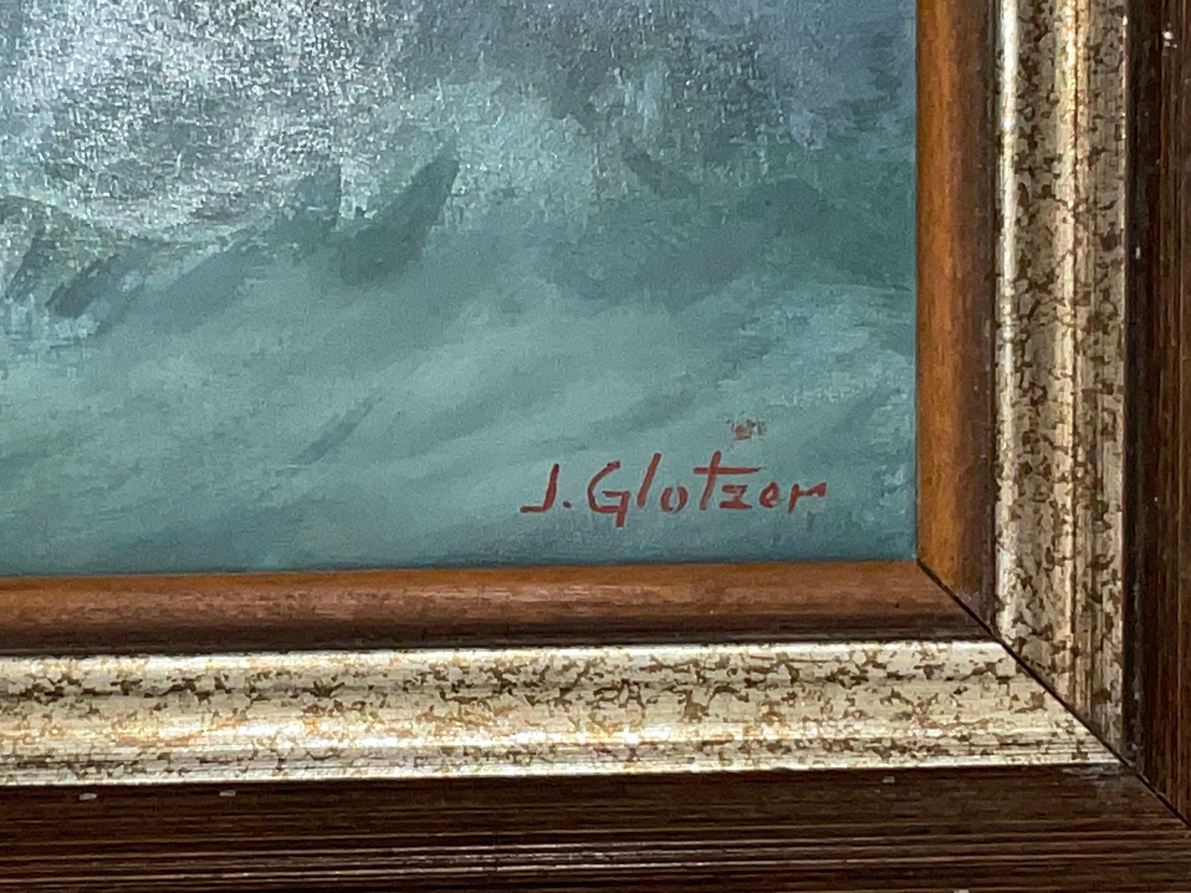 Fünf verstorbene Gelehrte, Ölgemälde (Leinwand) im Angebot