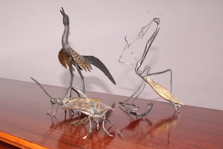 Five Metal Animals For Sale at 1stDibs
