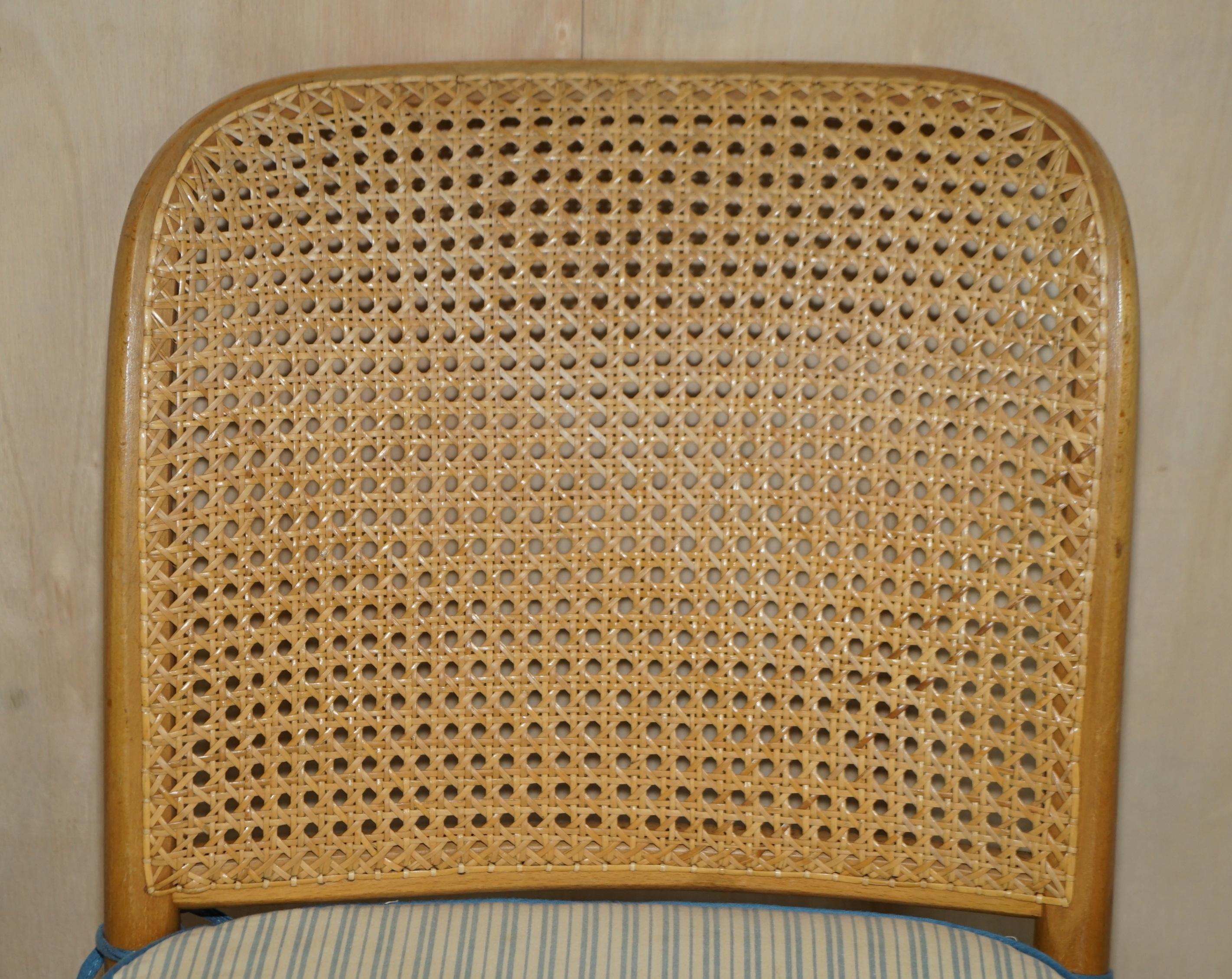 Polonais Cinq chaises de salle à manger originales circa 1920 Josef Hoffmann Thonet 811 Bergere en vente