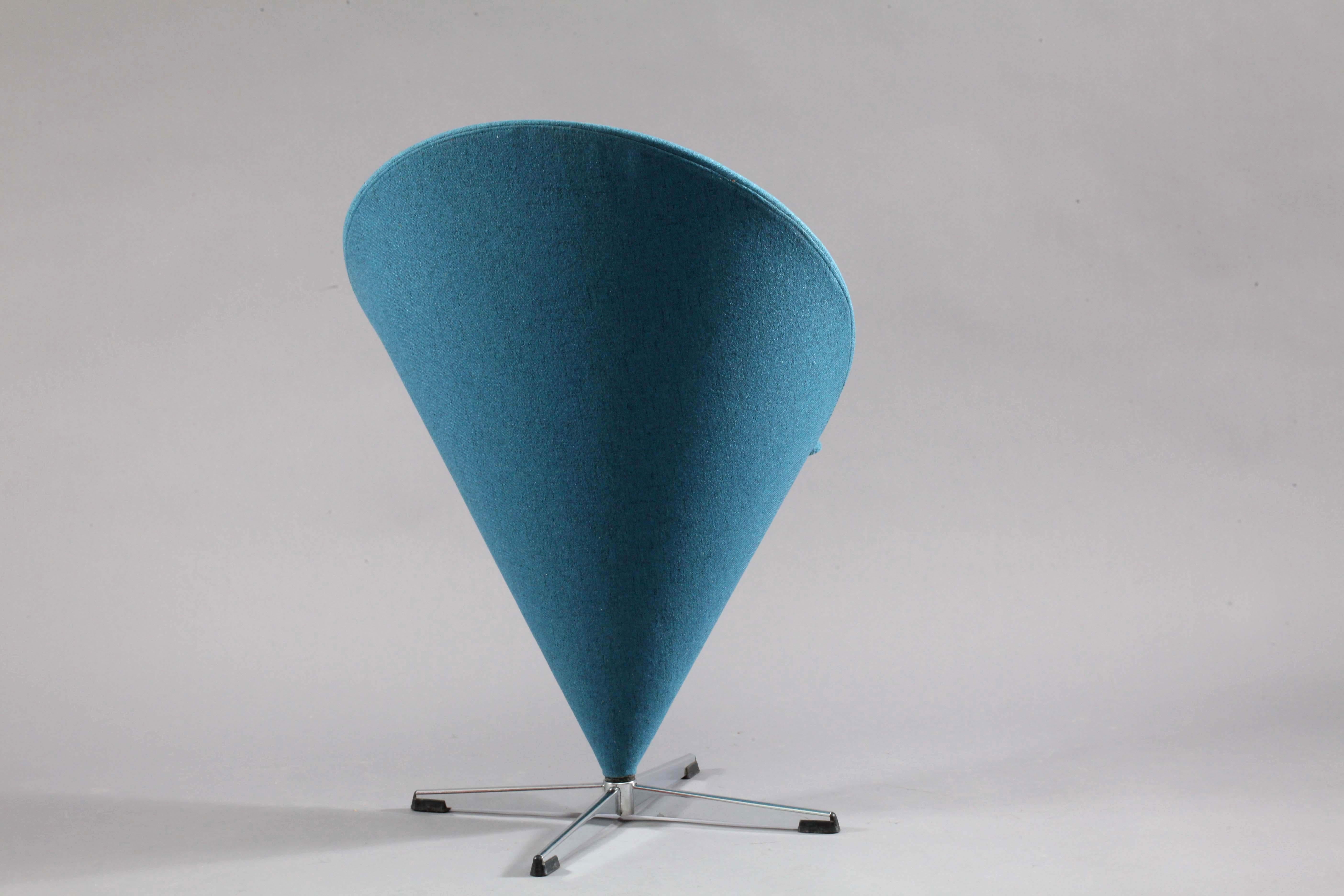 Mid-20th Century Five Original Cone Chairs Designed Verner Panton for Rosenthal 1958, Denmark