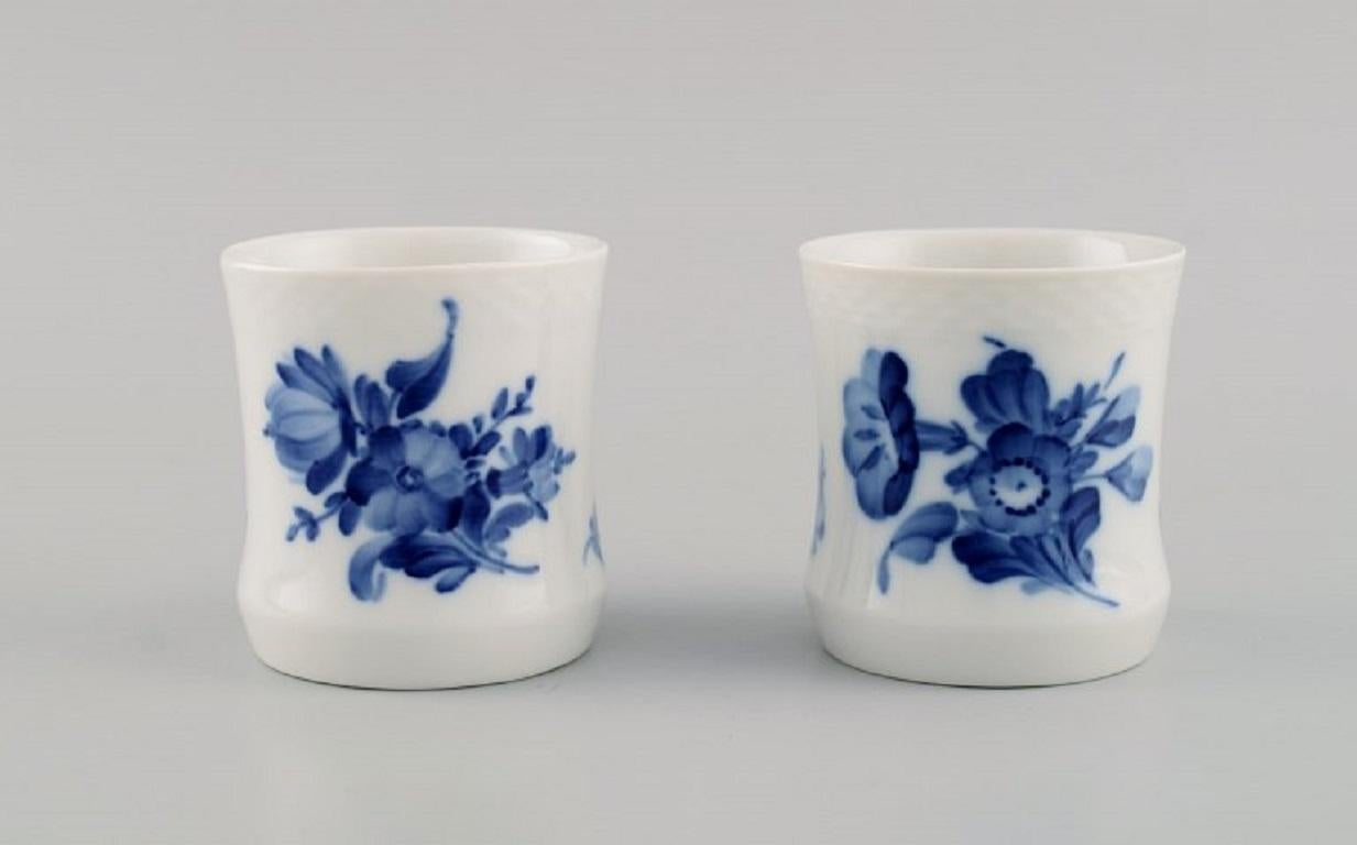 Danish Five Parts Royal Copenhagen Blue Flower Braided Porcelain For Sale