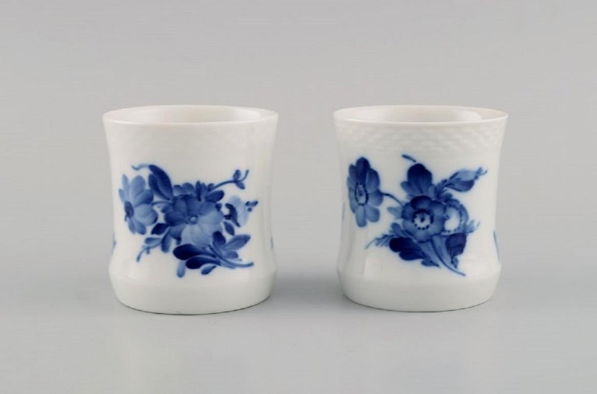 Hand-Painted Five Parts Royal Copenhagen Blue Flower Braided Porcelain