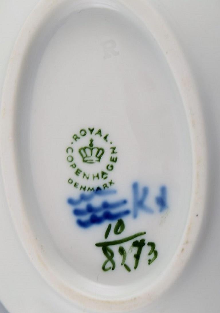 Five Parts Royal Copenhagen Blue Flower Braided Porcelain For Sale 2