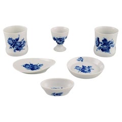 Five Parts Royal Copenhagen Blue Flower Braided Porcelain
