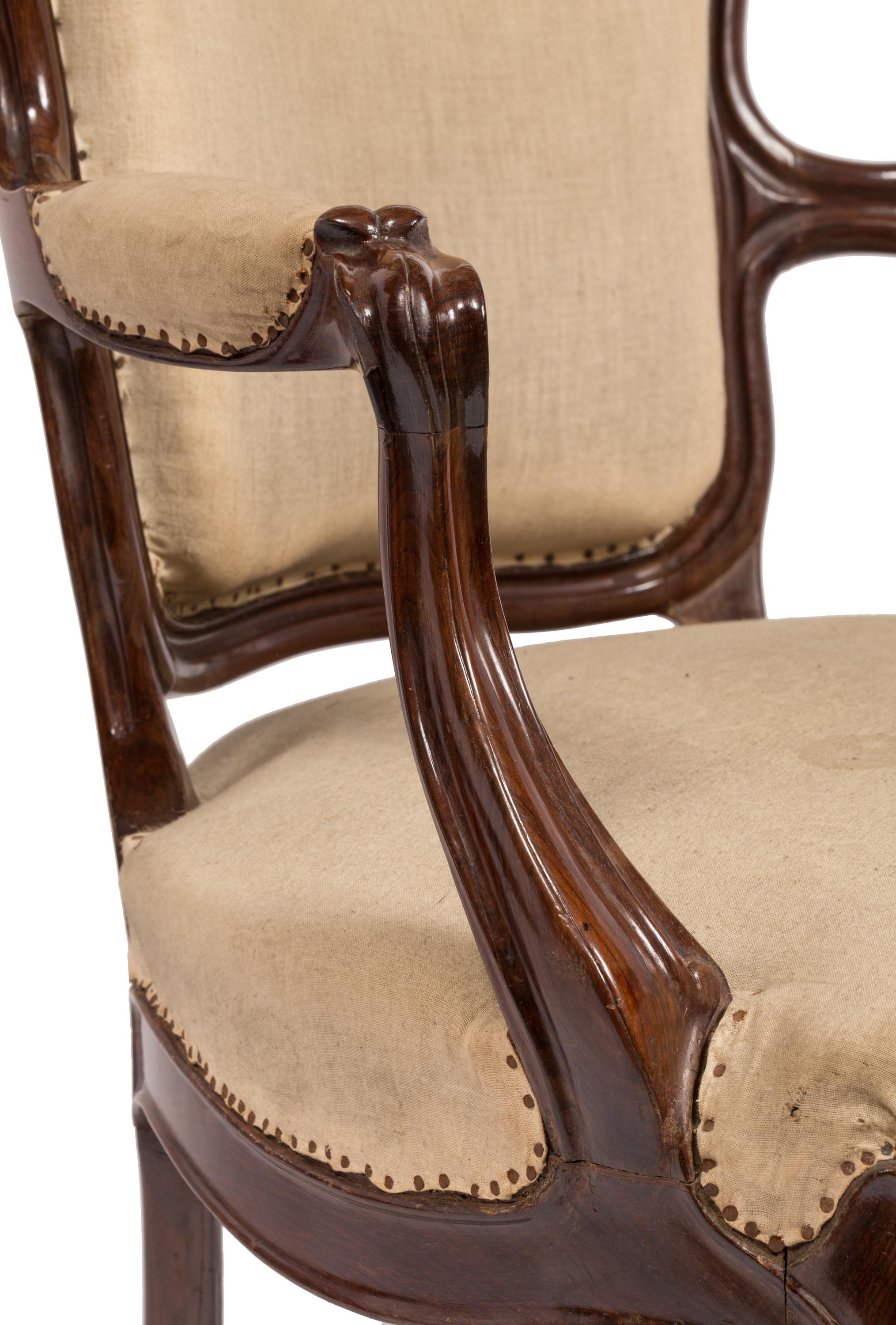 Ensemble canapé et chaise Isabelina du 19e siècle, cinq pièces en vente 4