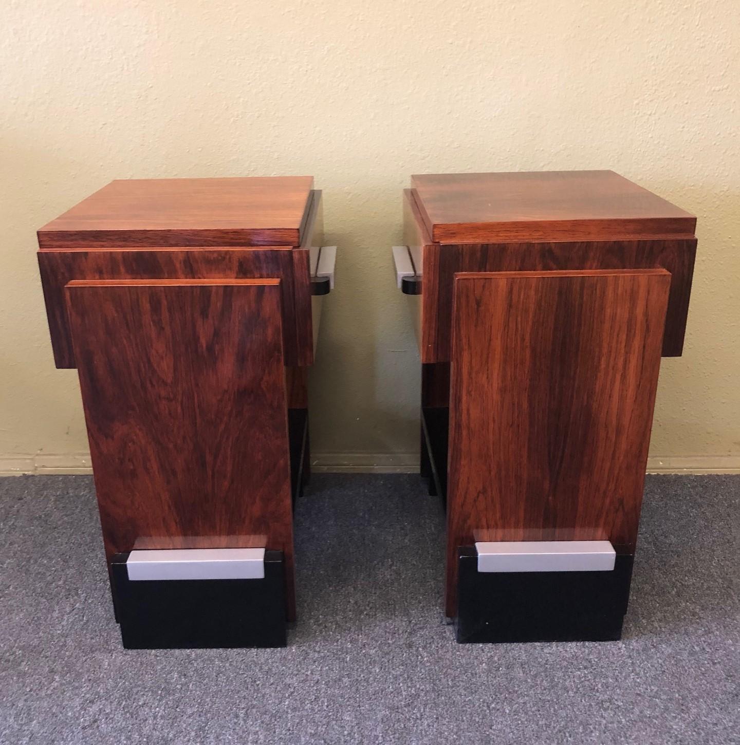 20th Century Five-Piece Art Deco Bedroom Set in Rosewood by Donald Deskey for Widdicomb