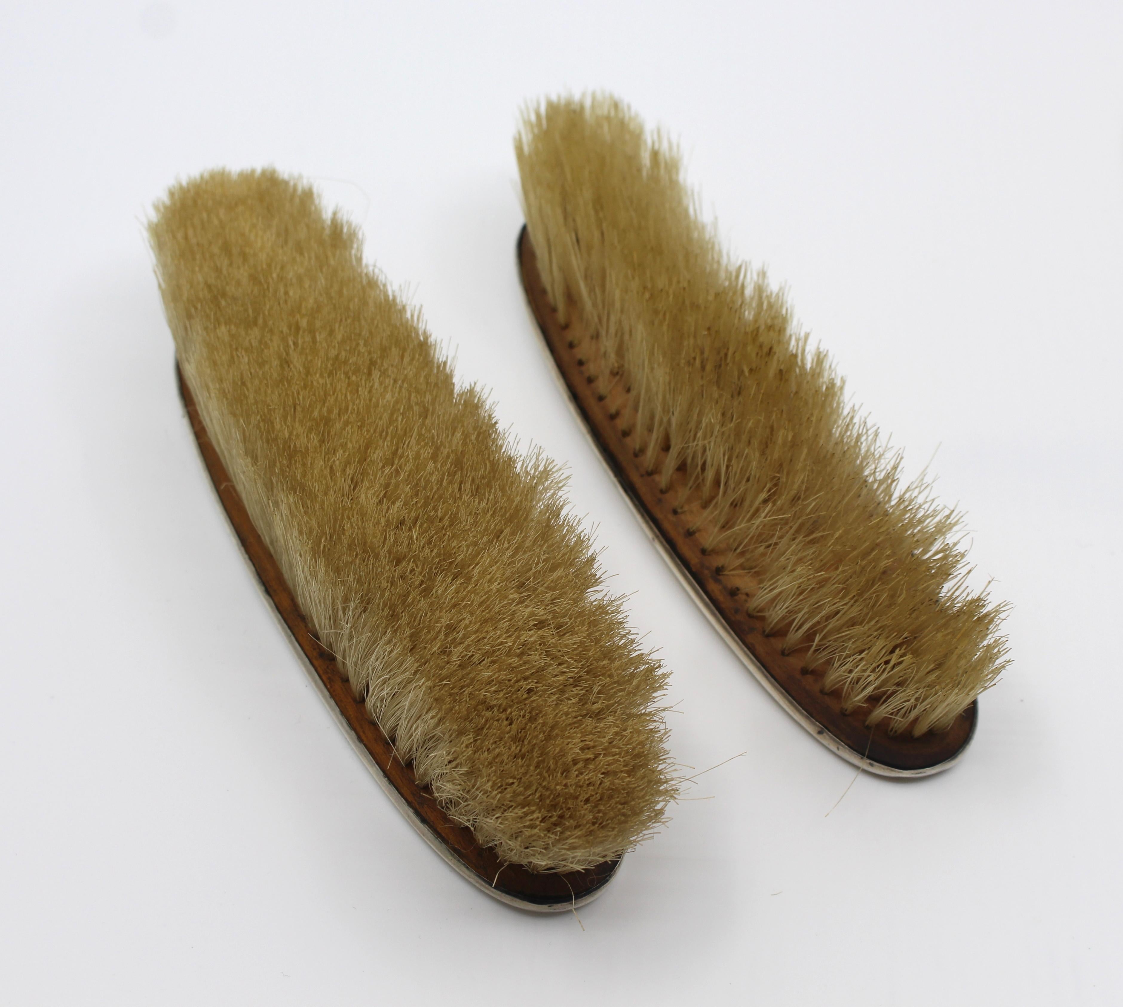 Set di vanità in argento sterling e tartaruga finta in stile Art Déco a cinque pezzi, Birmingham in vendita 2