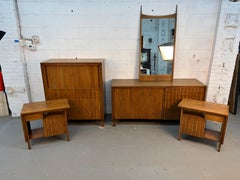 Five-Piece Mid-Century Modern Bedroom Set by John Widdicomb