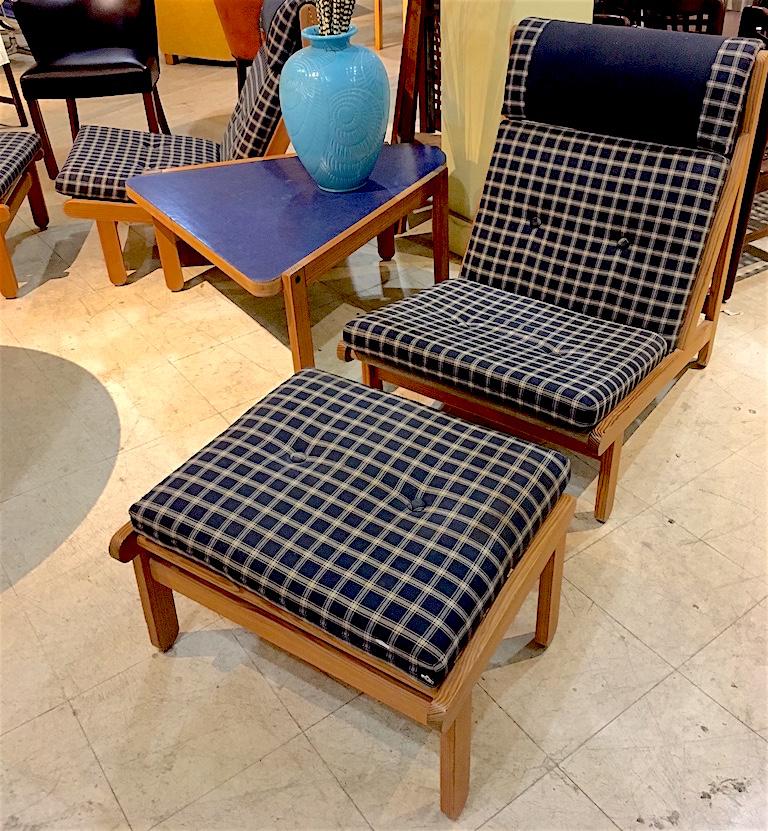 Five Piece Rag Chair Set by Bernt Petersen In Good Condition In Hudson, NY