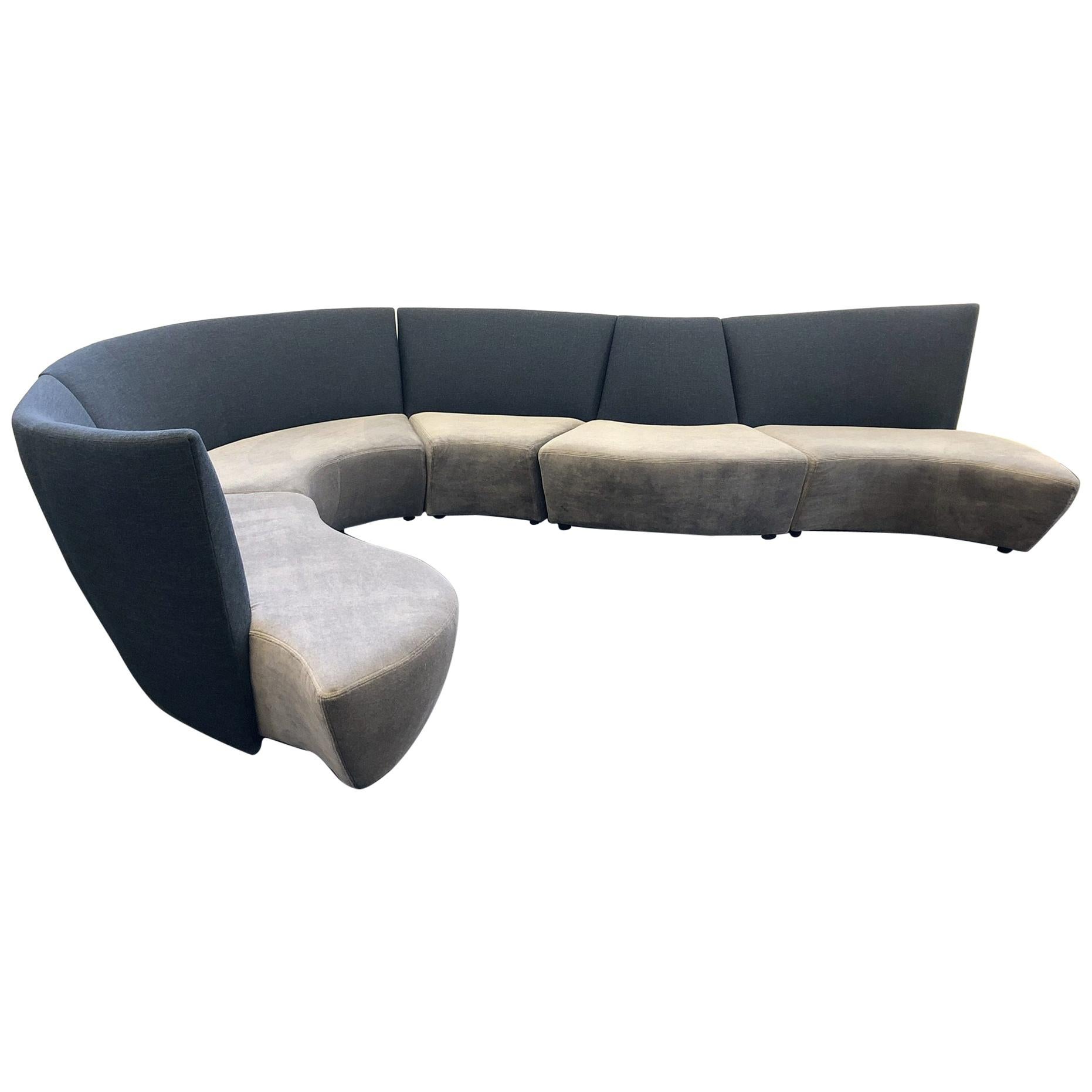 Five-Piece Sectional Sofa by Vladimir Kagan for Preview