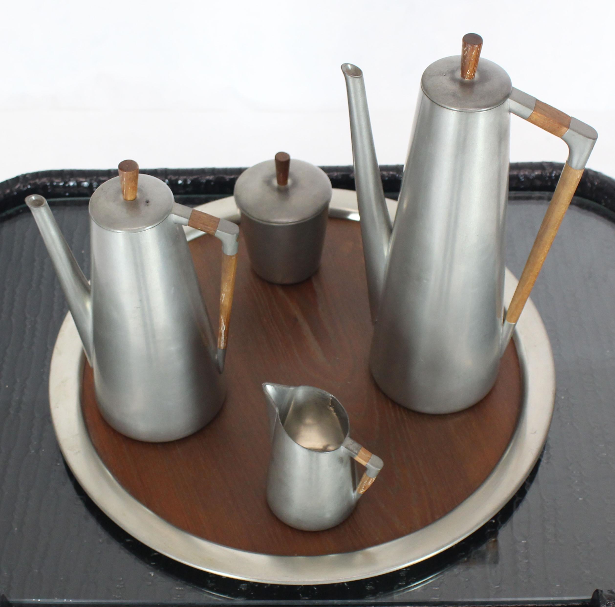 mid century modern tea set
