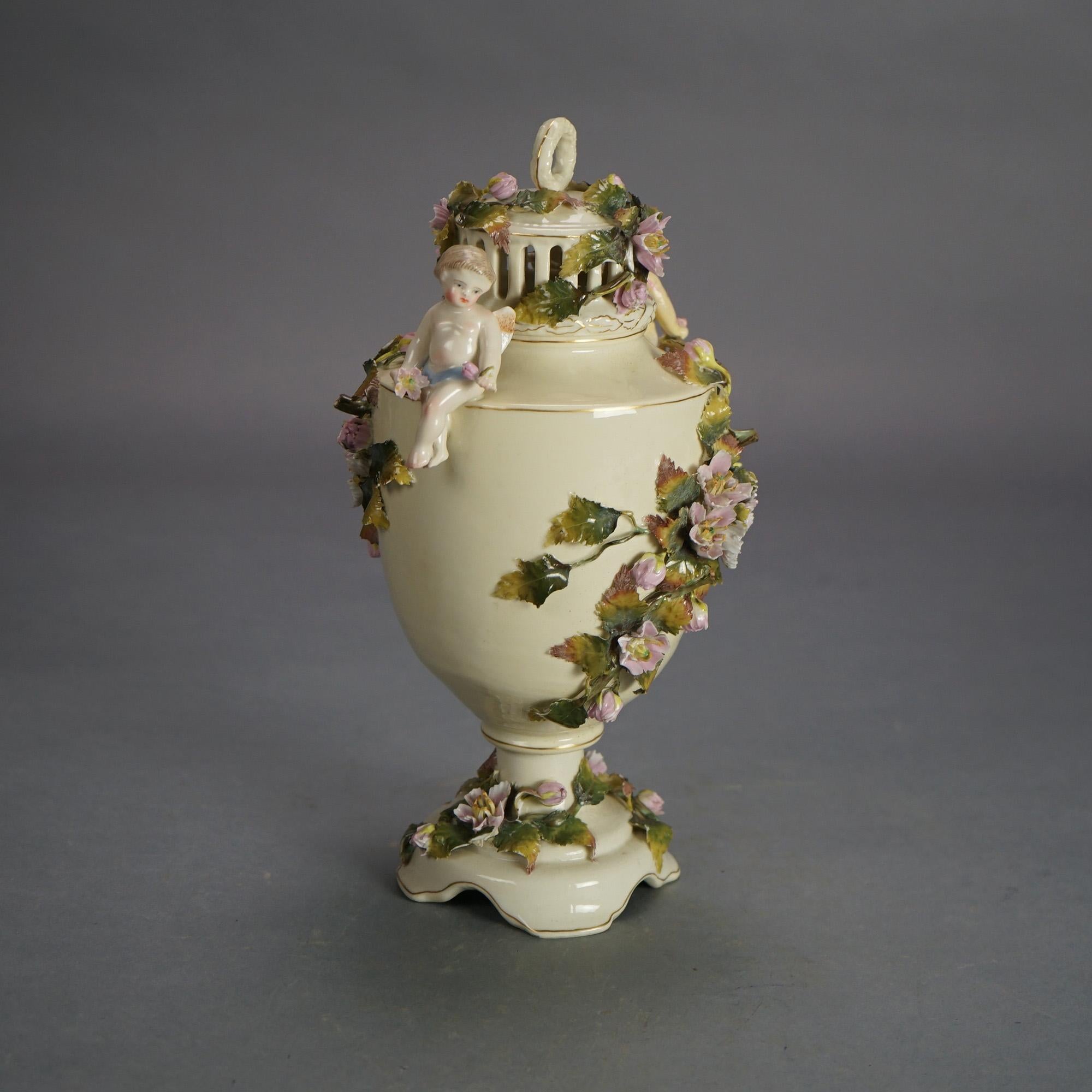 Cinq pièces de porcelaine ancienne allemande/autrichienne C1900 en vente 7